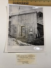 Antique Deadwood Dakota Territory 1876 Pioneer Printing Office Photo Homestake picture