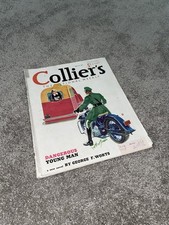 Vintage COLLIER'S National Weekly June 19, 1937 HOWARD BUTLER Cover Art picture