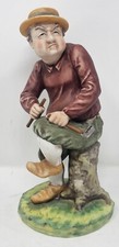 Vtg Royal Arnart Crown Ceramic Angry Golfer Breaking His Club Golfer Dilemma 9