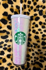 Starbucks Tumbler 2020 Iridescent Purple Sequin Holiday Cup 24 oz NEW No TAG picture