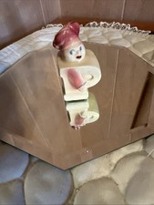 SHAWNEE POTTERY Pink And Yellow PEPPER SHAKER Two LITTLE CHEFS USA picture