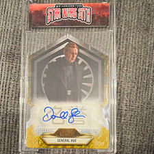 Topps 2025 Star Wars Meiyo General Hux Domhnall Gleeson Auto Honor FHA-DG 1/1 picture