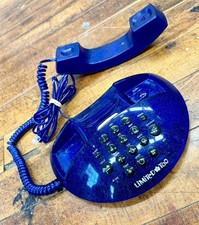 Vintage 90s Y2K Limited Too Blue/Purple Glitter Corded Landline Telephone RARE picture