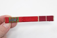WWII Ribbon Bar US General Officer Foreign Awards Original 3 Place picture