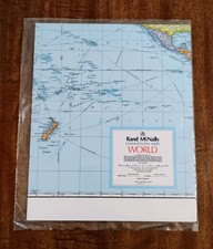 Rand Mcnally Cosmopolitan Series World Map on Mercator's Projection 32x21