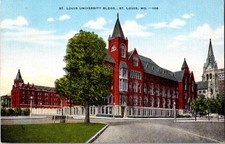St Louis University Buildings St Louis Missouri 1951 Postcard picture