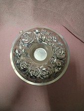 Vintage 1963 AHC Copper Tone Rose Floral Bundt Cake Jello Mold – 5 Cups picture