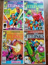 Marvel Comics The Eternals 1985 Comic Book Lot #1-4 Jack Kirby W/2 Extra Copies picture
