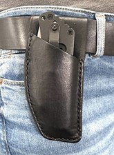 Strider SMF Leather Belt Sheath Handcrafted. picture