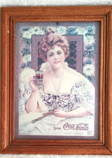 VINTAGE 1994 Coca Cola Co. Art (1903) Featured Hilda Clark picture