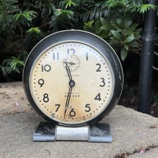Vintage Westclox Big Ben Style 5 Loud Alarm Clock 1940s USA - FOR PARTS/REPAIR picture