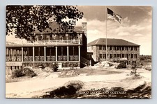 1943 RPPC Sebasco Lodge Hotel Inn Sebasco Estates ME W Russell Baird Postcard picture