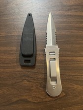 Vintage 1985 Gerber Blackie Collins Clip-Lock Knife Sheath First Production picture