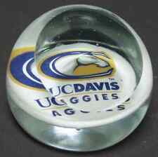 Dynasty Gallery Collegiate Glass Paperweight Uc Davis - Boxed 4424349 picture