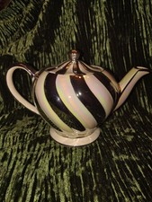 Vintage Sadler & Sons Silver Lustre Teapot England 1950's picture