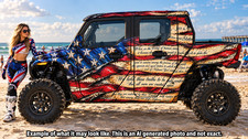 2024-2025 Polaris Xpedition ADV 4 Door UTV USA Flag Graphics Kit Patriot picture