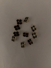 Smal13 Mm Lot Of ten  Designer Cc Vintage Button Gold Tone Chanel 10 BUTTONS picture