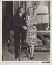 1937 HOLLYWOOD CAROLE LOMBARD + FASHION LUCIEN LeLong PORTRAIT ORIG Photo C20 picture