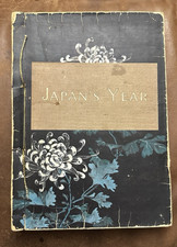 RARE 1905 First Ed Japan's Year Carrothers HAND PAINTED COVERS vintage antique picture