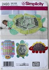 Simplicity 2493 Longia Miller Rag Quilts Dinosaur Turtle Sewing Pattern picture
