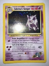 14/132 Sabrina's Gengar Gym Heroes Unlimited Holo Pokemon 2000 picture