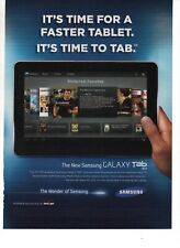 2011 Print Ad Samsung Galaxy Tab  8in x 11 in Tablet Computer picture