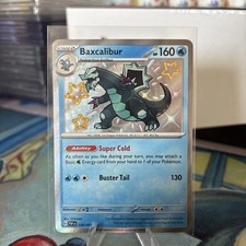 Pokemon Baxcalibur 130/091 Paldean Fates Shiny Rare Holo Card TCG 2024 PAF Water picture