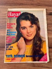 Brooke Shields Hayat Magazine 1981 Turkey Rare Vintage Celebrity Cover picture