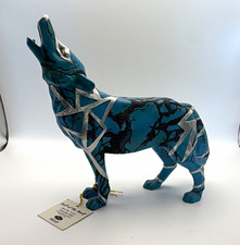 Westland Giftware Call of the Wolf “Turquoise Wolf” Figurine (Item 14131) 2006 picture