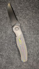 KB Kubey Velvet Snake - Titanium/Fat Carbon - DLC M390 Blade picture