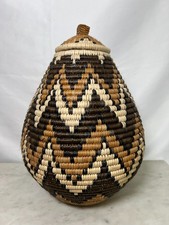 Handmade Zulu Beer Basket | Authentic African Craft KwaZulu-Natal 12