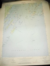 USGS Topographical Map - SOUTH HARPSWELL MAINE - 1975 Edition - 22