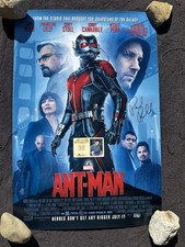 Paul Rudd Autographed 2015 Ant-Man 16×24 Final Movie Poster Celebrity Authentics picture