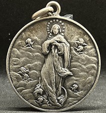Argentina 1919 Wedding Mary Daughters of St. Nicholas of Bari, SILVER 15 grams picture