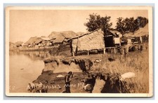 Philippine�American War RPPC NIPA Moro Town, Zamboanga, Philippine Islands picture