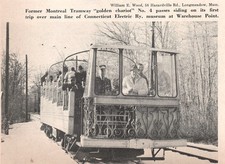 Golden Chariot Montreal Tramway CT Elec Rwy Warehouse Point 5.3