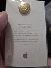 (RARE) Official Apple Pin Badge - Apple Watch “Global Close Your Rings Day” picture