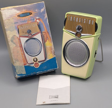 Vintage Beach Boy Transistor AM FM Radio 1960s Style Summer Nostalgia In Box picture