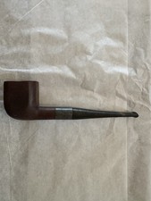 Vintage “Royal Self” Sterling Silver Band Briar Wood Estate Pipe picture