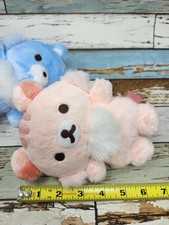 Lot San X Rilakkuma Posing Friend Aoikoookami Wolf Sakuranokorisu Squirrel Plush picture
