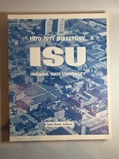 Vintage 1970-1971 Indiana State University ISU Directory Book Terre Haute picture