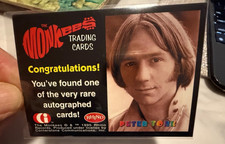 Peter Tork Signed Monkees Trading Card 1995 Rhino picture