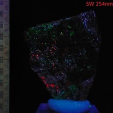 Fluorite var Chlorophane Apatite Willemite SW fluorescent Franklin US 0.37kg picture