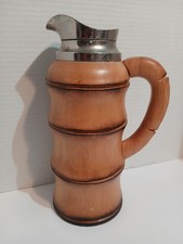 Rare Aldo Turo For Macabo Bamboo Thermos Estate Find 11