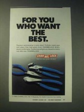 1989 Channellock Pliers Ad - For you who want the best picture