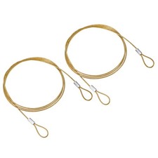 Patikil 2-Piece Security Wire Set, 1M, 1.5Mm Diameter, Double Loop, Coated Wire_ picture