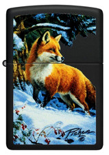 Zippo Windproof Snow Fox Lighter Designed by Linda Picken 48596, New In Box picture