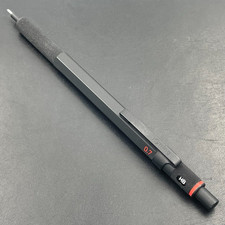 Vintage rOtring 600 Black 0.7mm Mechanical Pencil Logo-less Old Model Rare Japan picture