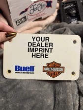 Buell American Motorcycles License Plate Plastic  picture