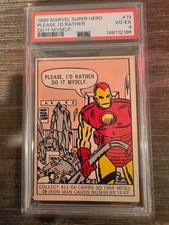 1966 Marvel Super Heroes #19 Iron Man PSA 4 VG-EX Donruss picture
